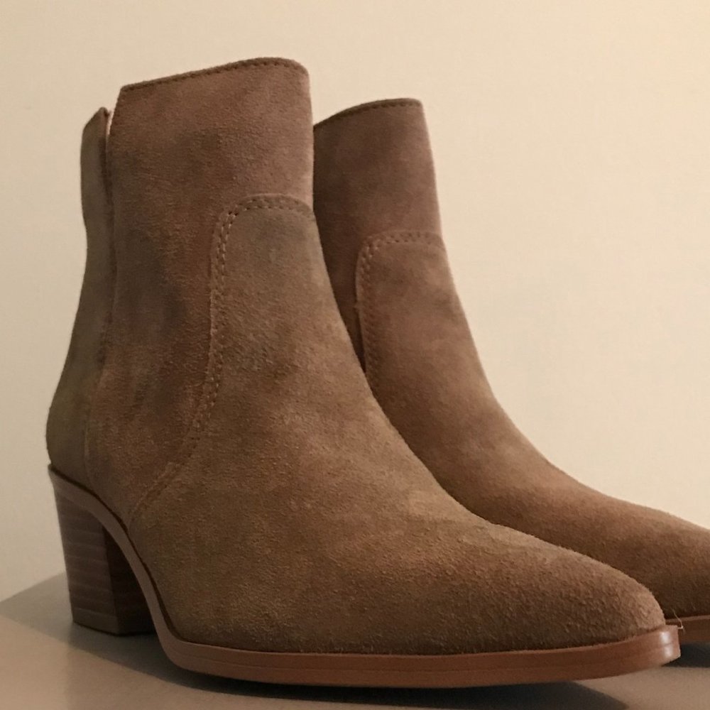 NIB Franco Sarto Shaina Birchwood Western Booties